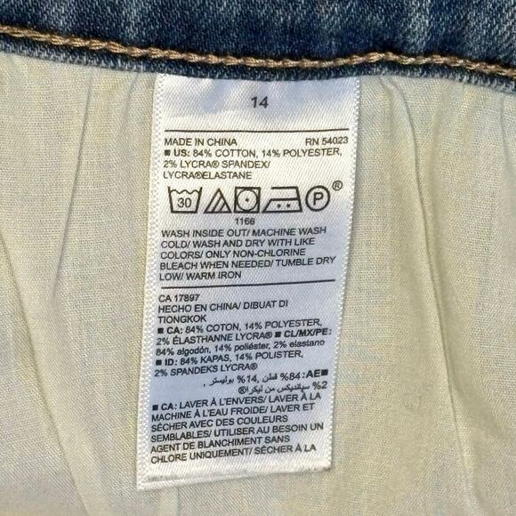 Old Navy Curvy Boot Cut Mid Rise Jeans Women's 14 | Light Blue Denim - Picture 6 of 10